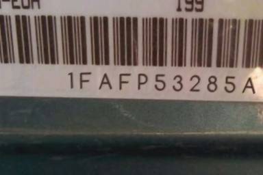 VIN prefix 1FAFP53285A1