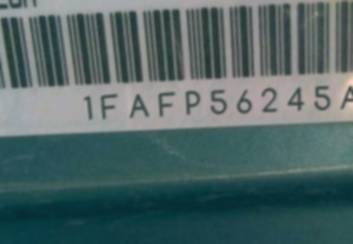 VIN prefix 1FAFP56245A2