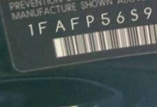 VIN prefix 1FAFP56S92A2