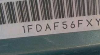 VIN prefix 1FDAF56FXYEC