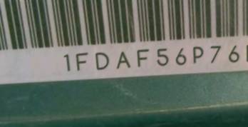 VIN prefix 1FDAF56P76EC