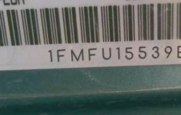 VIN prefix 1FMFU15539EB