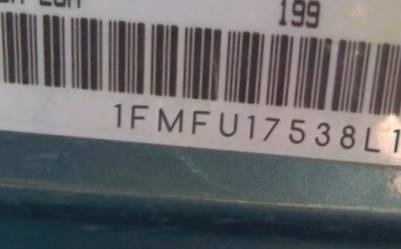 VIN prefix 1FMFU17538L1