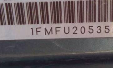VIN prefix 1FMFU20535LB