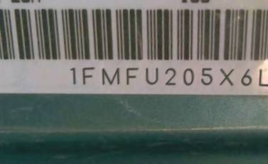 VIN prefix 1FMFU205X6LB