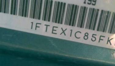 VIN prefix 1FTEX1C85FKE