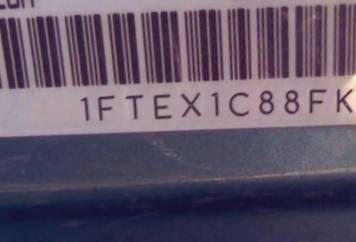 VIN prefix 1FTEX1C88FKF