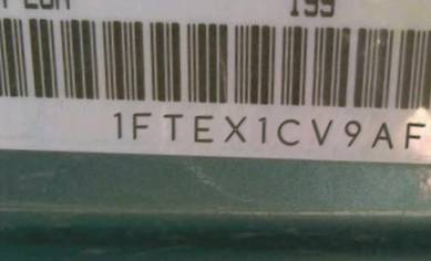 VIN prefix 1FTEX1CV9AFA