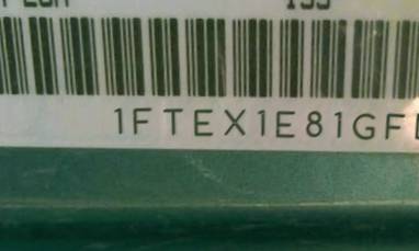 VIN prefix 1FTEX1E81GFD