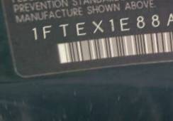 VIN prefix 1FTEX1E88AFA