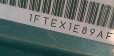 VIN prefix 1FTEX1E89AFD