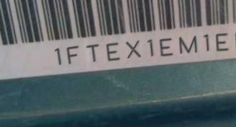 VIN prefix 1FTEX1EM1EFD