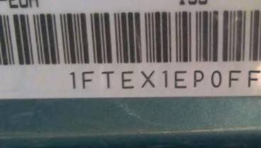 VIN prefix 1FTEX1EP0FFA