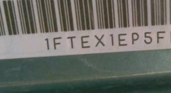 VIN prefix 1FTEX1EP5FFD