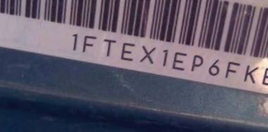 VIN prefix 1FTEX1EP6FKE