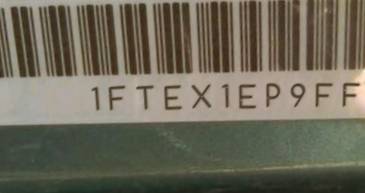 VIN prefix 1FTEX1EP9FFA