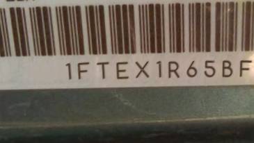 VIN prefix 1FTEX1R65BFA