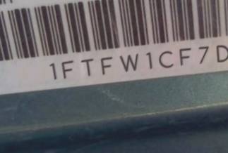 VIN prefix 1FTFW1CF7DFD