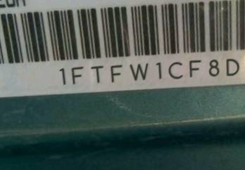 VIN prefix 1FTFW1CF8DFE