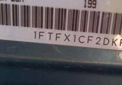 VIN prefix 1FTFX1CF2DKF