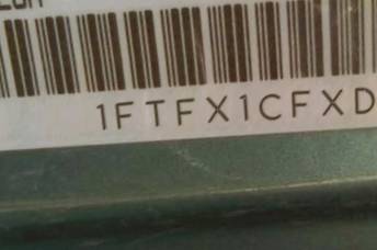 VIN prefix 1FTFX1CFXDFE