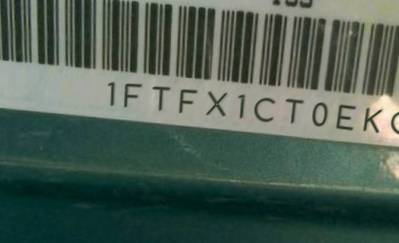 VIN prefix 1FTFX1CT0EKG