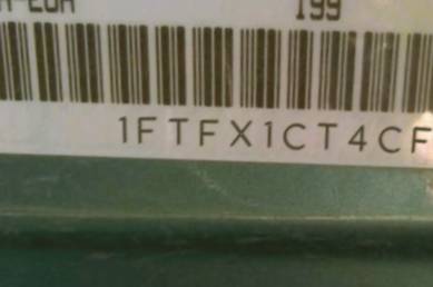 VIN prefix 1FTFX1CT4CFB