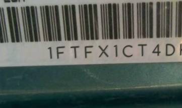 VIN prefix 1FTFX1CT4DKF