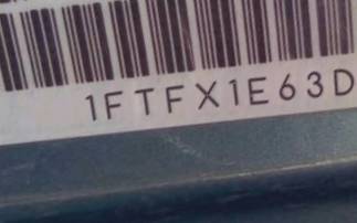 VIN prefix 1FTFX1E63DFC
