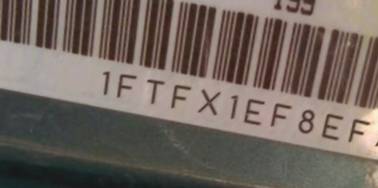 VIN prefix 1FTFX1EF8EFA