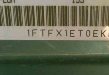 VIN prefix 1FTFX1ET0EKE
