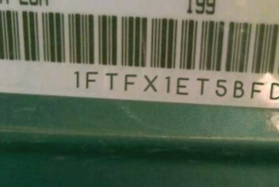 VIN prefix 1FTFX1ET5BFD