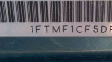 VIN prefix 1FTMF1CF5DFA