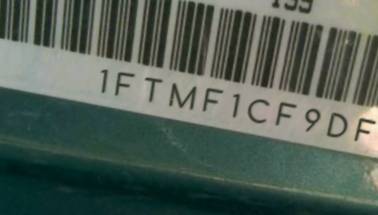VIN prefix 1FTMF1CF9DFA
