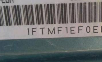 VIN prefix 1FTMF1EF0EFA