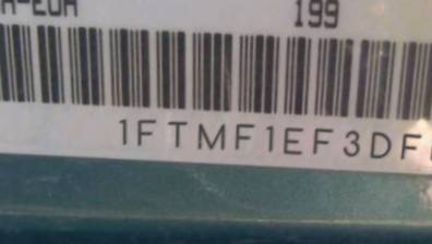 VIN prefix 1FTMF1EF3DFD