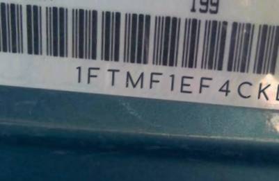 VIN prefix 1FTMF1EF4CKD
