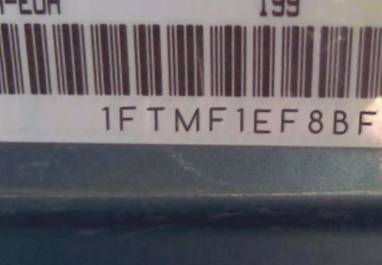 VIN prefix 1FTMF1EF8BFA