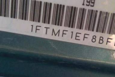 VIN prefix 1FTMF1EF8BFB