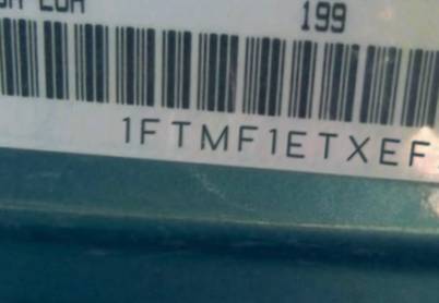 VIN prefix 1FTMF1ETXEFA