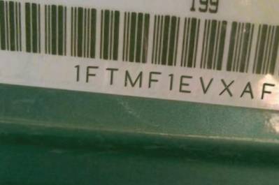 VIN prefix 1FTMF1EVXAFC