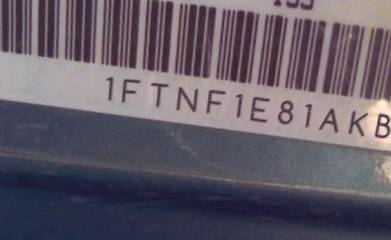 VIN prefix 1FTNF1E81AKB