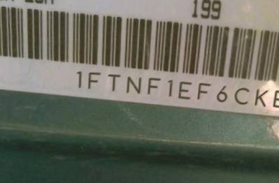 VIN prefix 1FTNF1EF6CKE