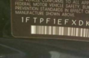 VIN prefix 1FTPF1EFXDKF