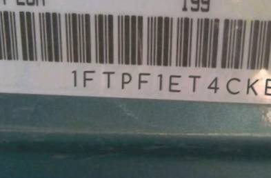 VIN prefix 1FTPF1ET4CKE