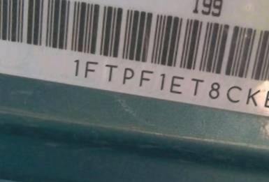 VIN prefix 1FTPF1ET8CKE