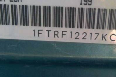 VIN prefix 1FTRF12217KC