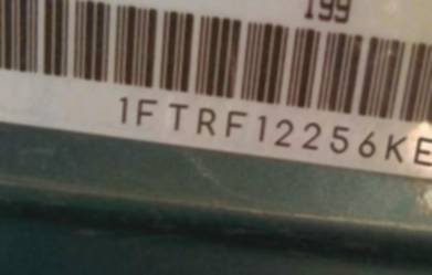 VIN prefix 1FTRF12256KE
