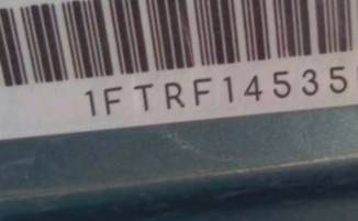 VIN prefix 1FTRF14535KE