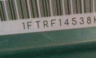 VIN prefix 1FTRF14538KD